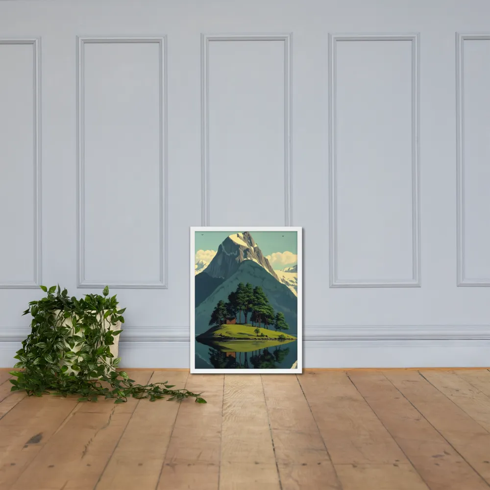 Whispers of Tranquility | Poster with White Frame | 18″×24″