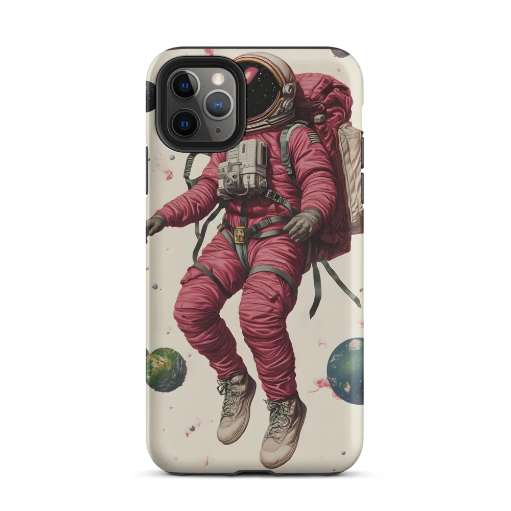 Cosmic Voyager: The Space Explorer | Phone Case |  11 Pro Max | Tough Case | Matte