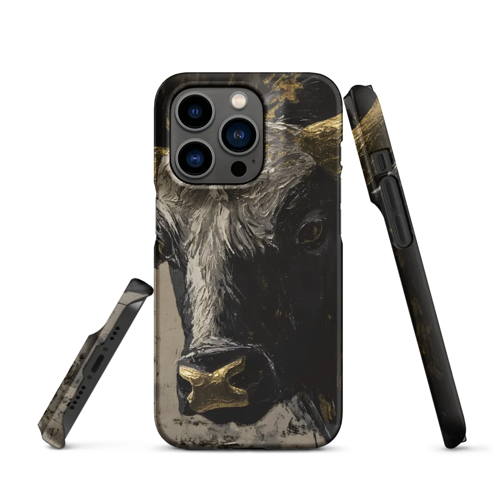 Majestic Bull: The Power in Black and Gold