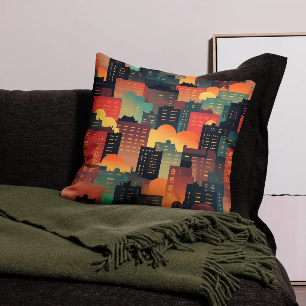 Twilight in the Concrete Jungle | Pillow & Pillow Case | Multiple Sizes