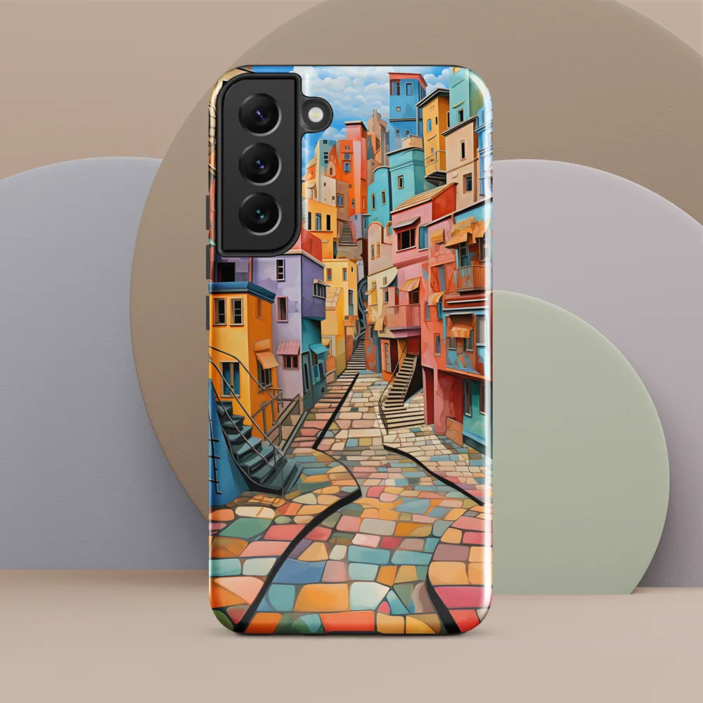 Vibrant Cityscape: A Kaleidoscope of Colors
