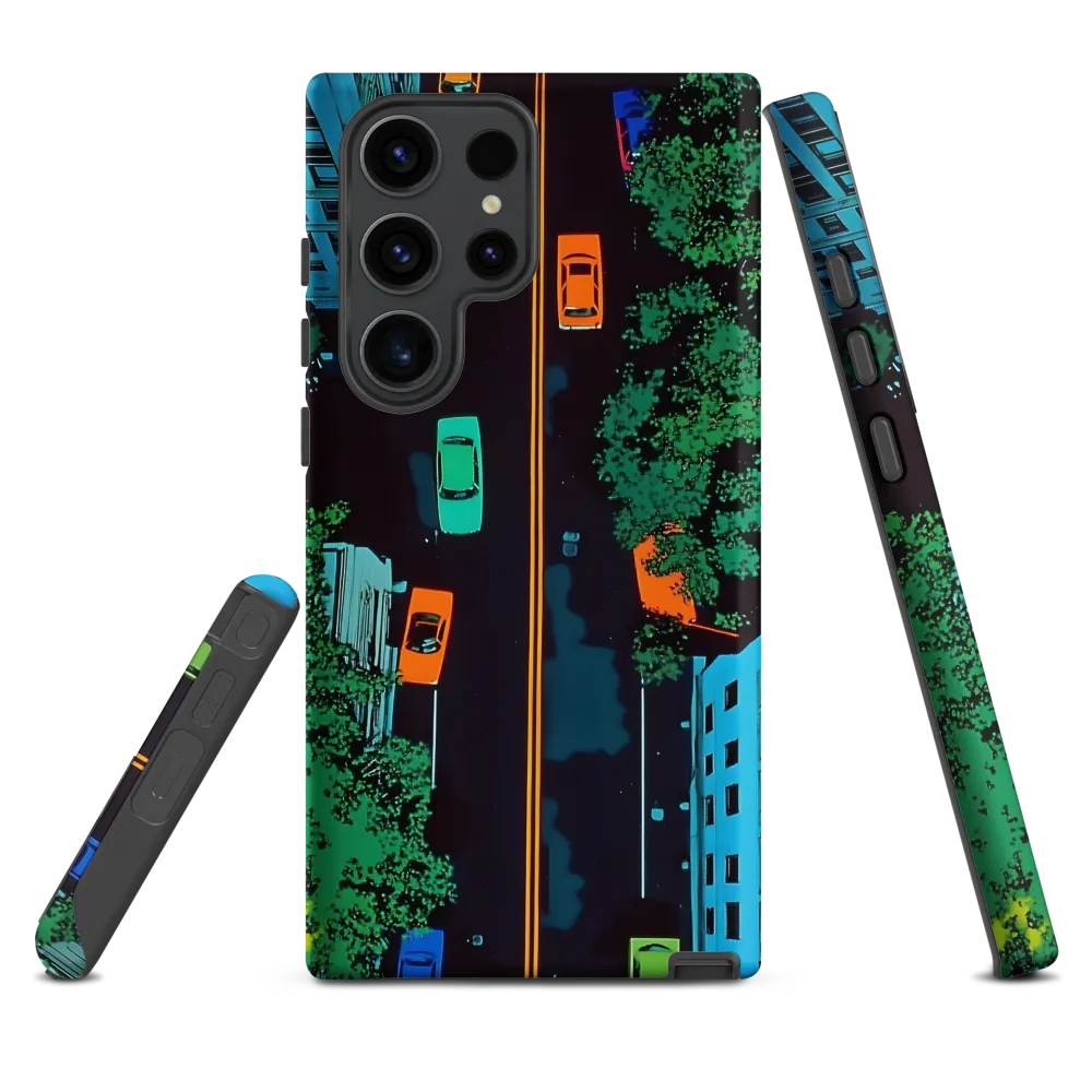 Urban Pulse: A Colorful Intersection