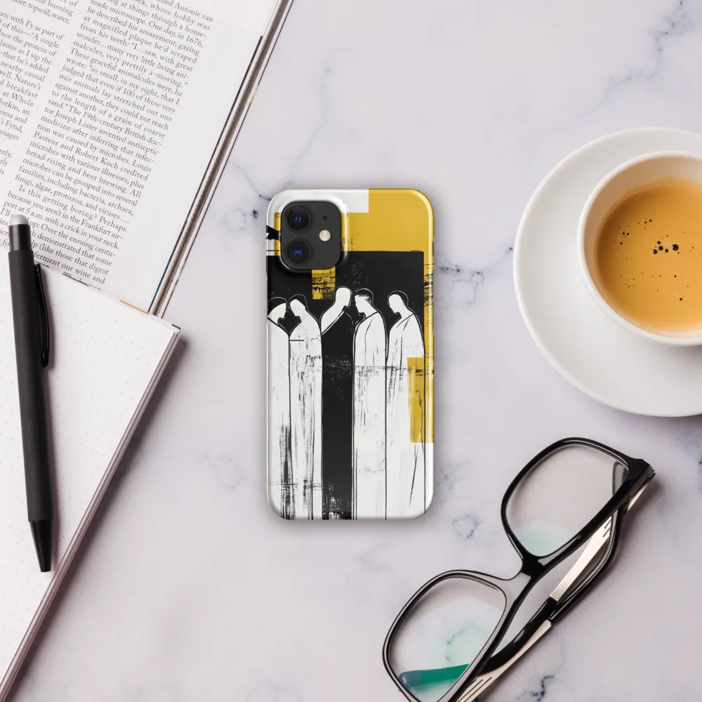Contemplative Assemblage | Phone Case |  12 Mini | Snap Case | Glossy