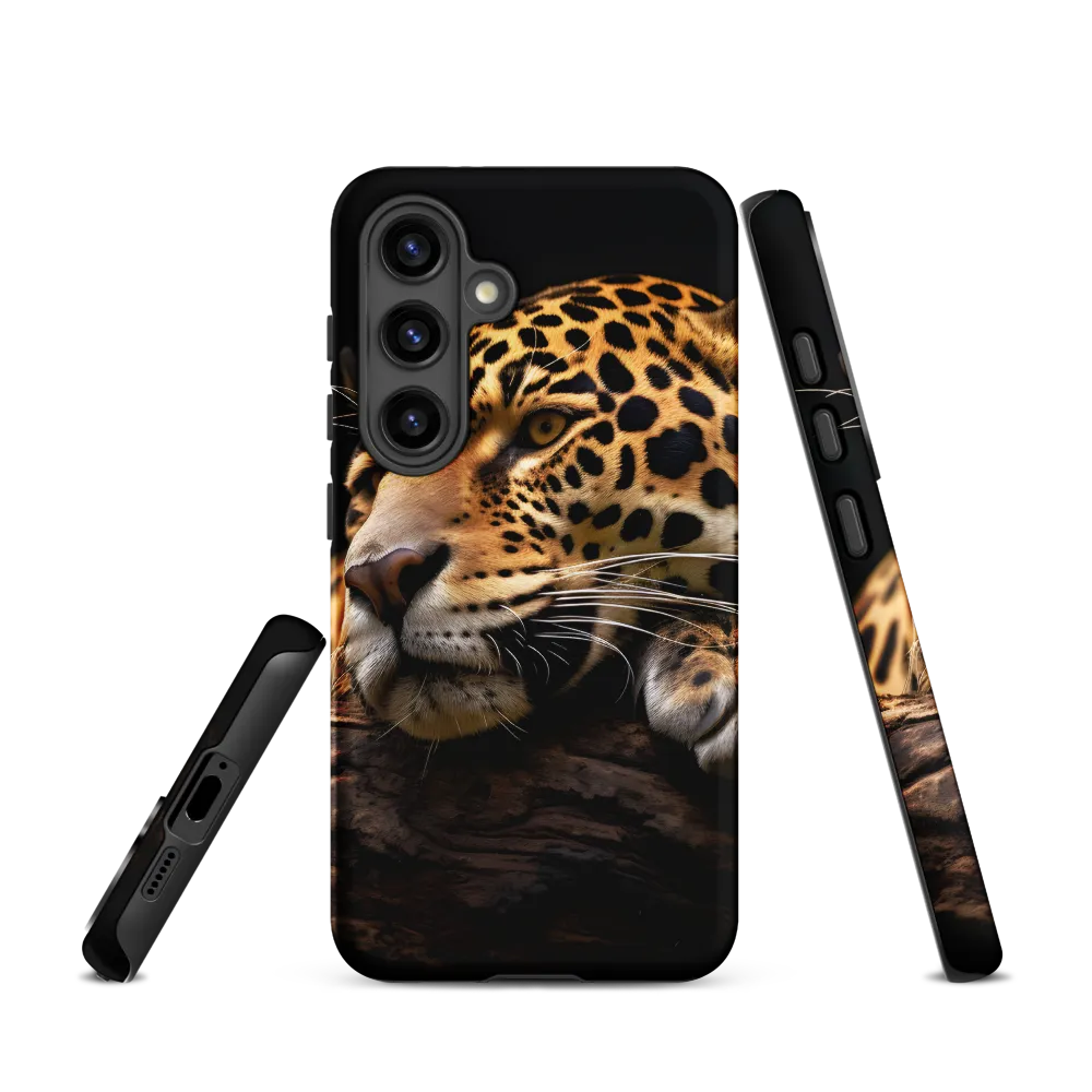 Tranquil Majesty: The Resting Leopard