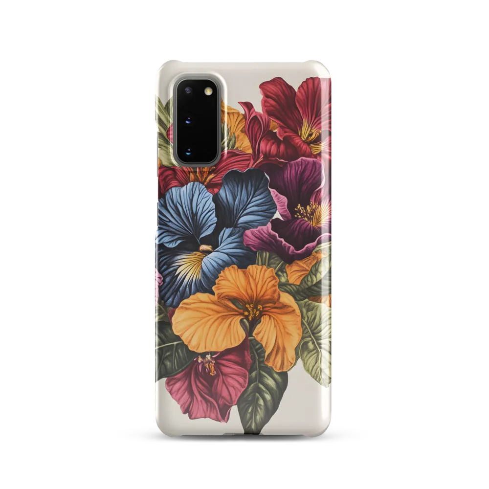 Floral Symphony in Color | Phone Case |  S20 | Snap Case | Glossy