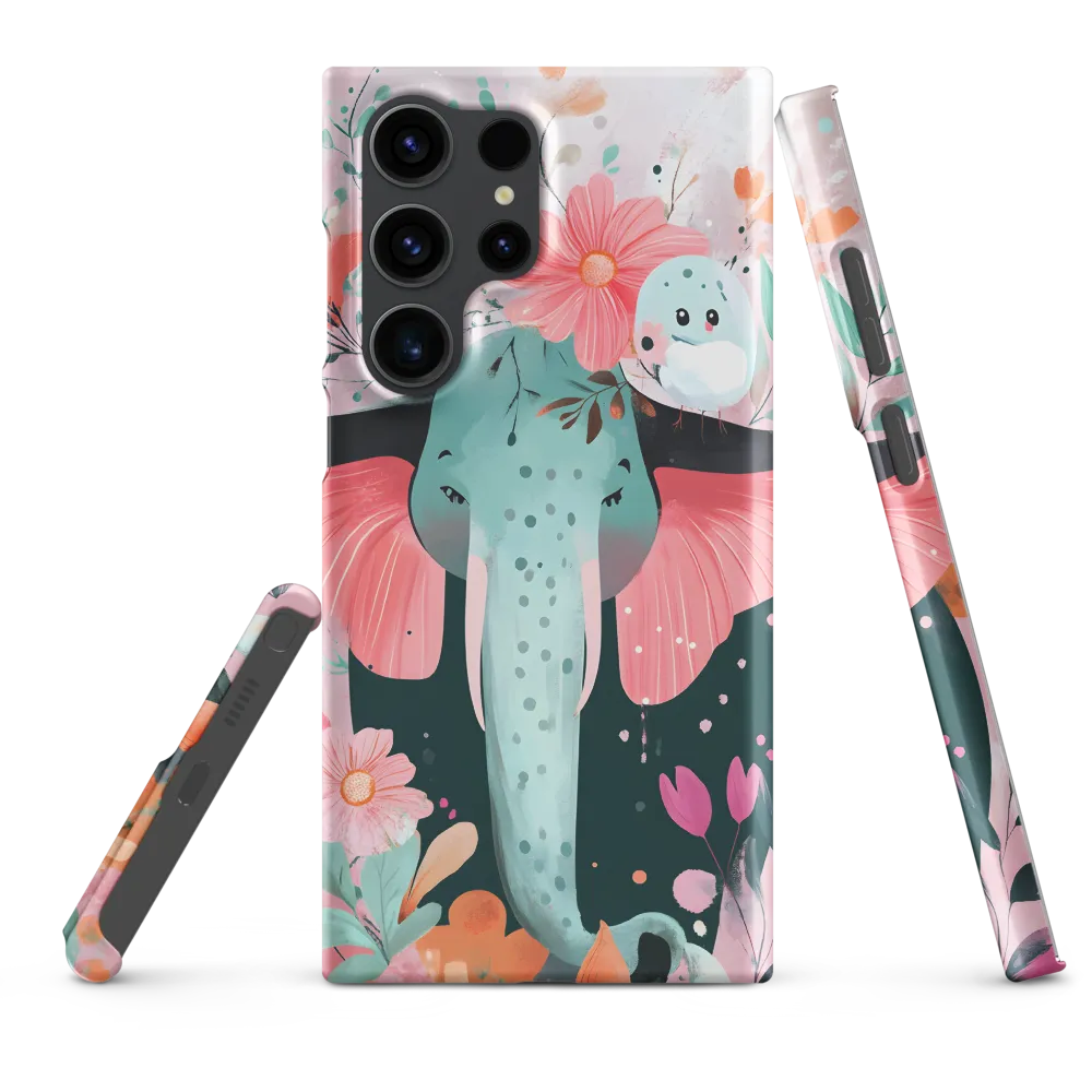 Whimsical Elephant in Bloom