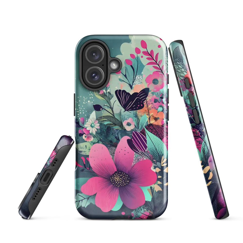 Whimsical Garden Symphony | Phone Case |  16 | Tough Case | Glossy