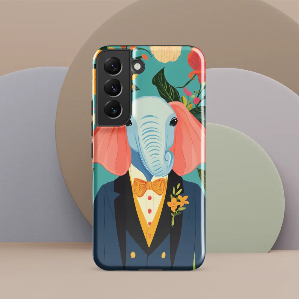 Elegance in Bloom | Phone Case |  S22 | Tough Case | Glossy