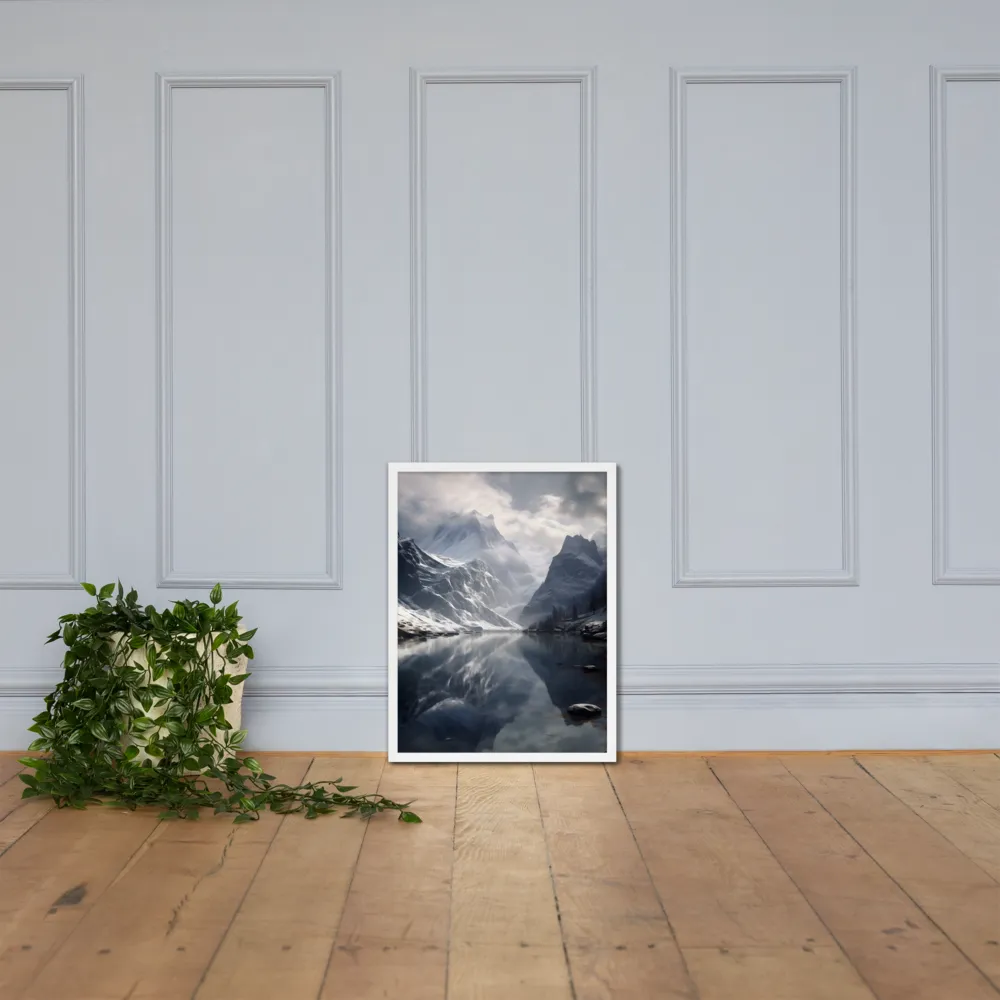 Echoes of Tranquility | Poster with White Frame | 18″×24″