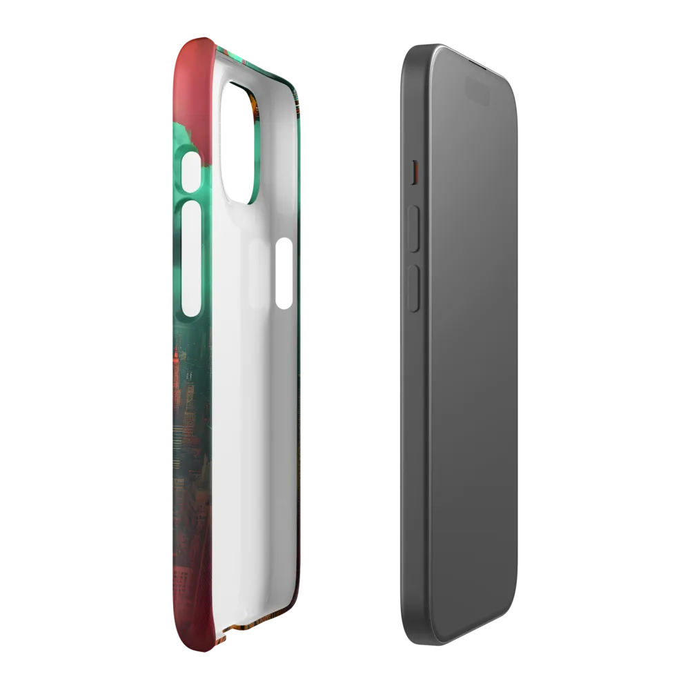 Architectural Dreams: A Surreal Cityscape | Phone Case |  15 | Snap Case | Matte