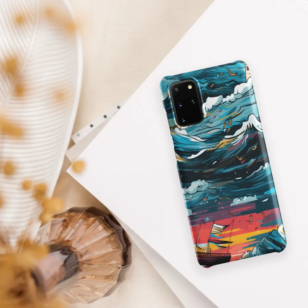 Turbulent Seas: A Lighthouse Adventure | Phone Case |  S20 Plus | Snap Case | Matte