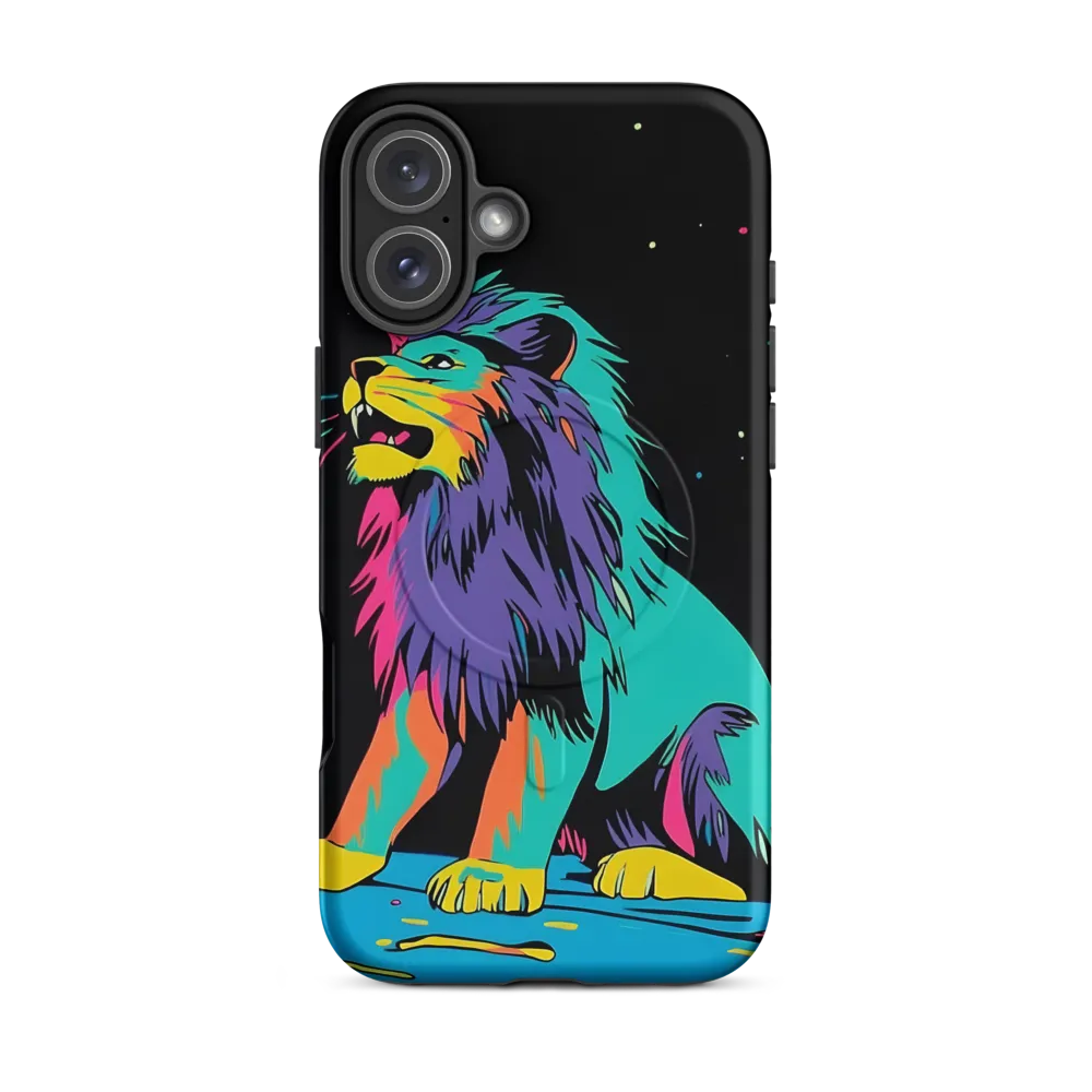Roaring Colors: The Neon Lion