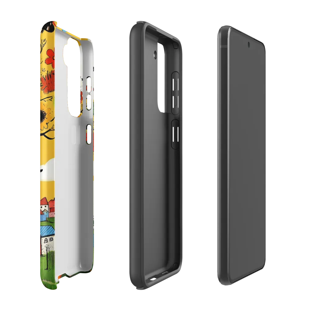 Whimsical Blooms of Life | Phone Case |  S21 FE | Tough Case | Matte