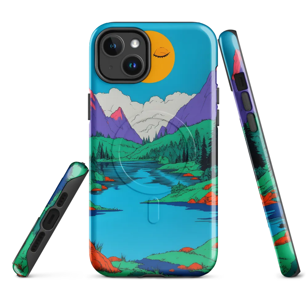 Whimsical Serenity in Vibrant Colors