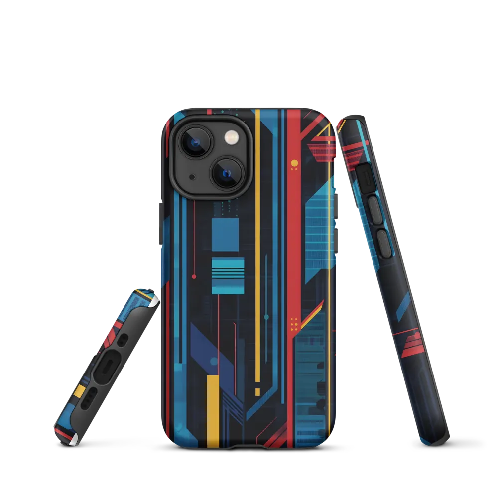 Symphony of Lines | Phone Case |  13 mini | Tough Case | Matte