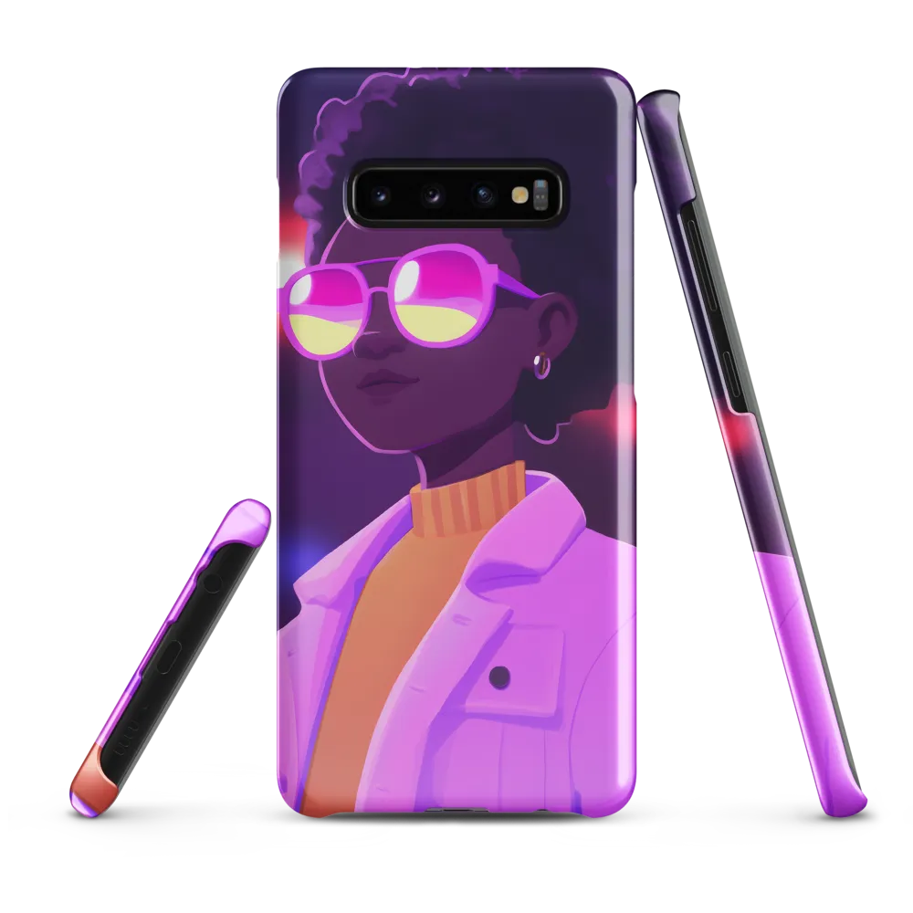 A Vibrant Soul in Shades | Phone Case |  S10 Plus | Snap Case | Glossy