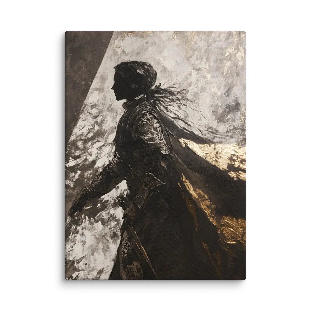 The Silhouette of Valor | Canvas | 40″×55″