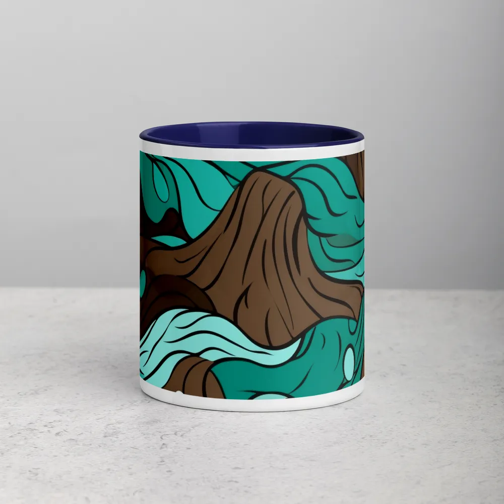 Abstract Waves Design | Mug