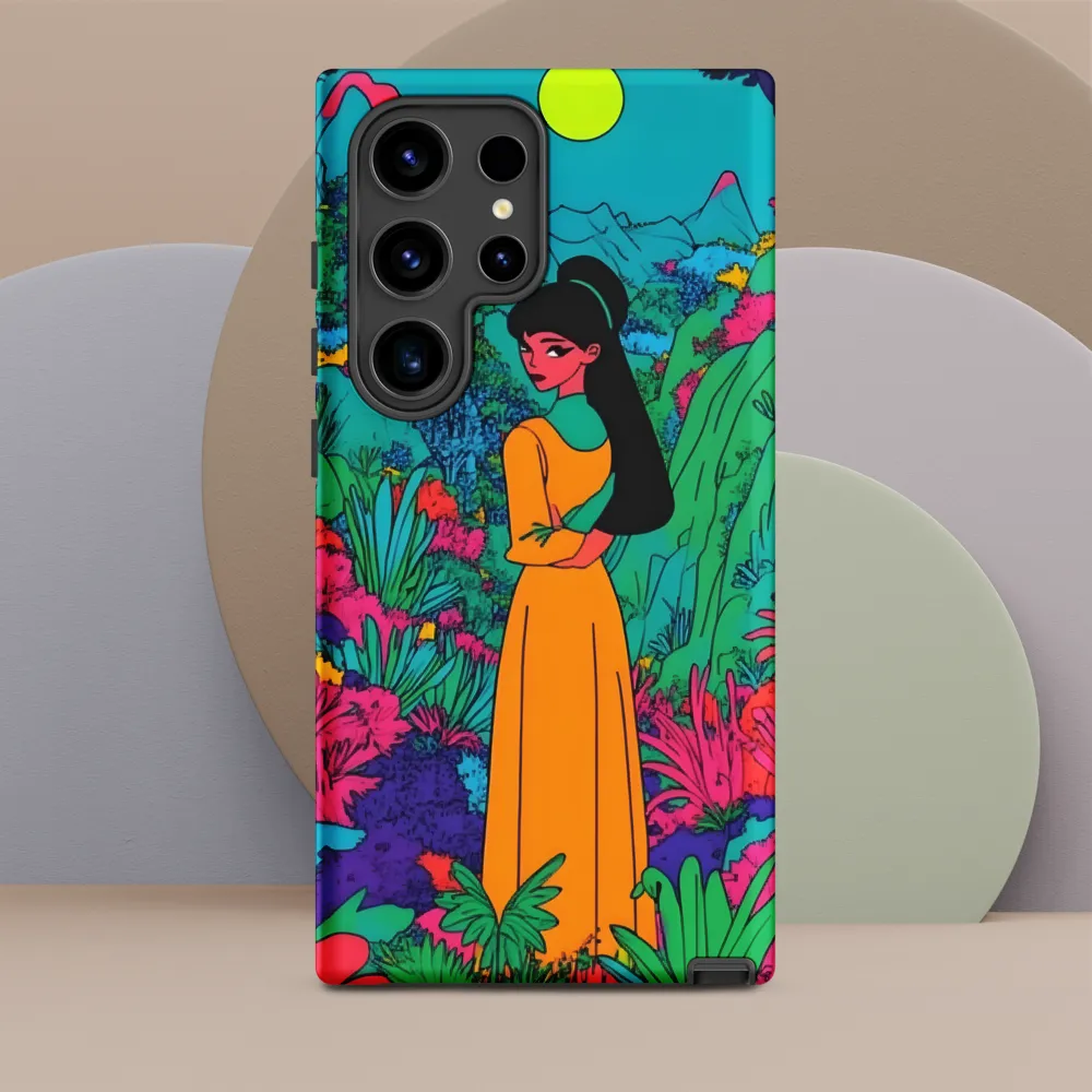 Ethereal Serenity in a Psychedelic Landscape