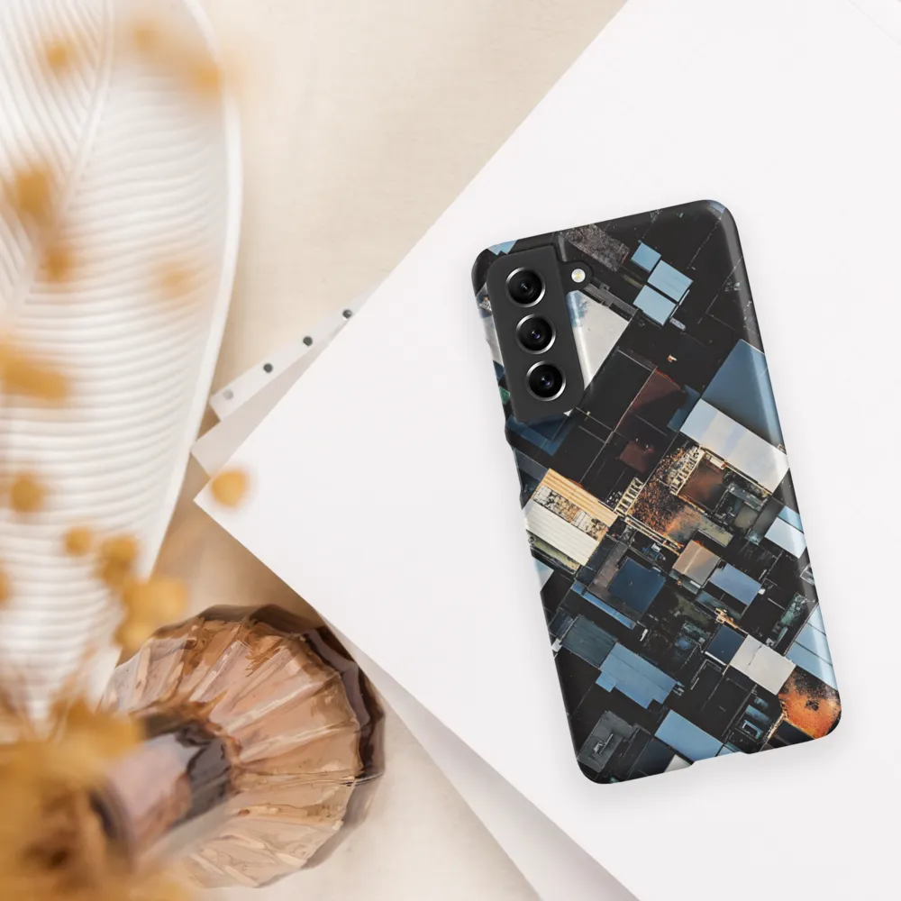 Urban Mosaic from Above | Phone Case |  S21 FE | Snap Case | Matte