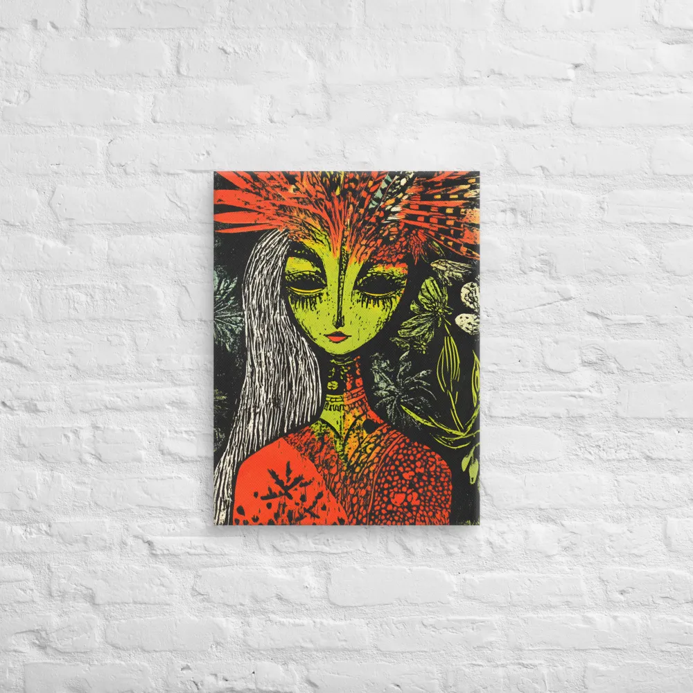 Mystical Flora: A Surreal Portrait