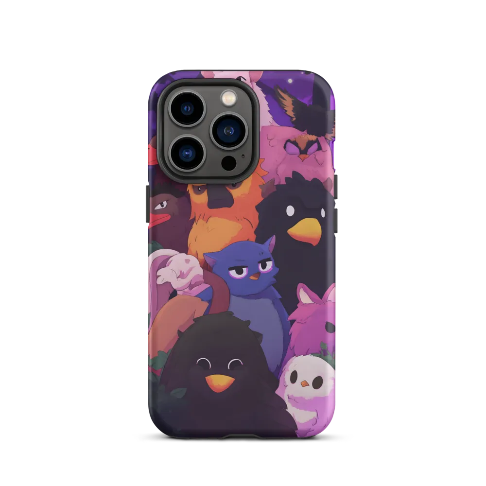 Whimsical Avian Gathering