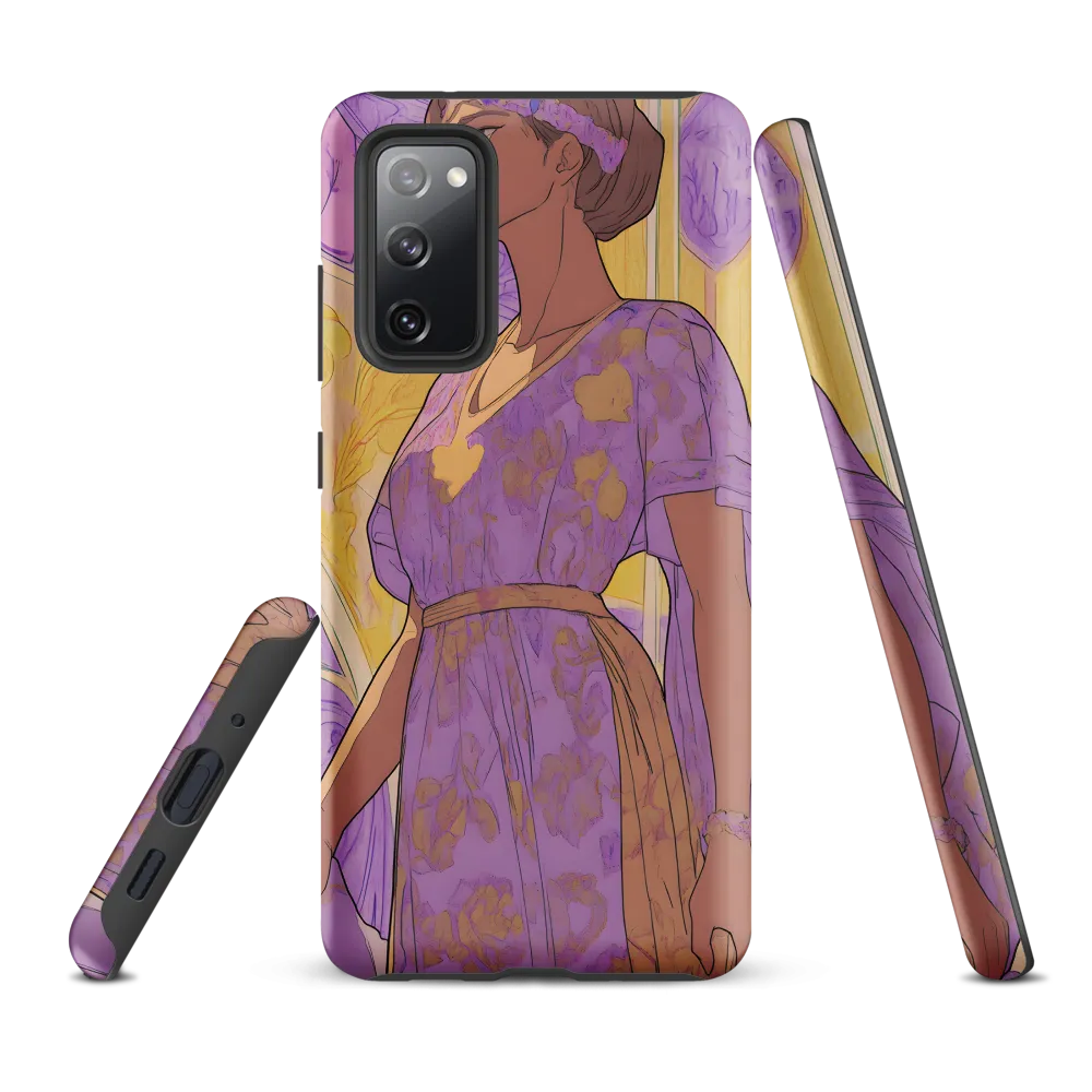 Elegance in Floral Harmony | Phone Case |  S20 FE | Tough Case | Matte