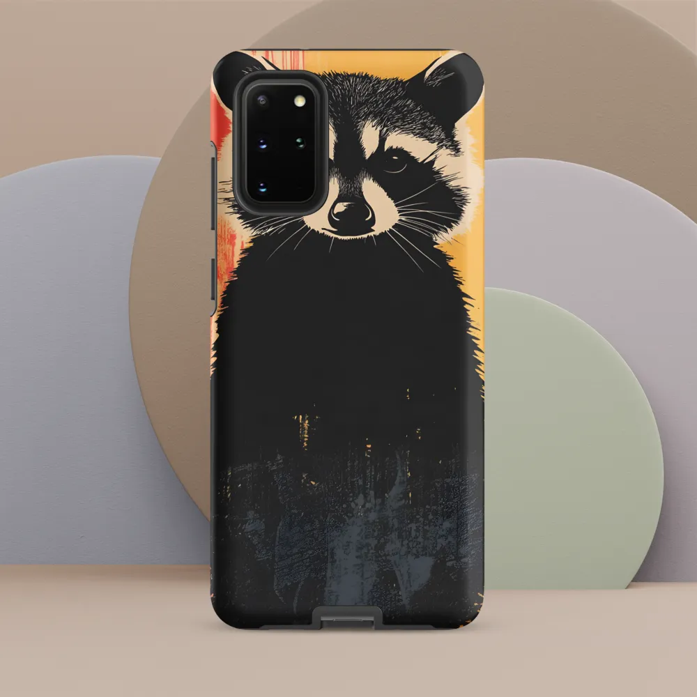 Whimsical Raccoon Portrait