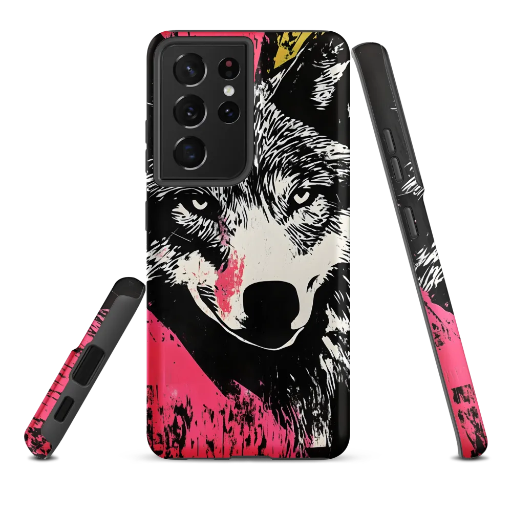 Intense Gaze of the Wolf
