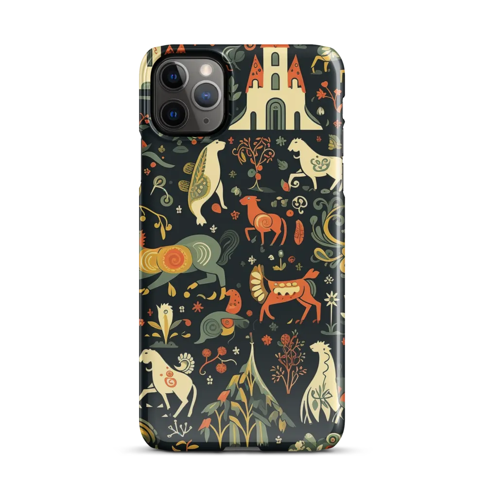 Whimsical Forest: A Folk Art Journey | Phone Case |  11 Pro Max | Snap Case | Glossy