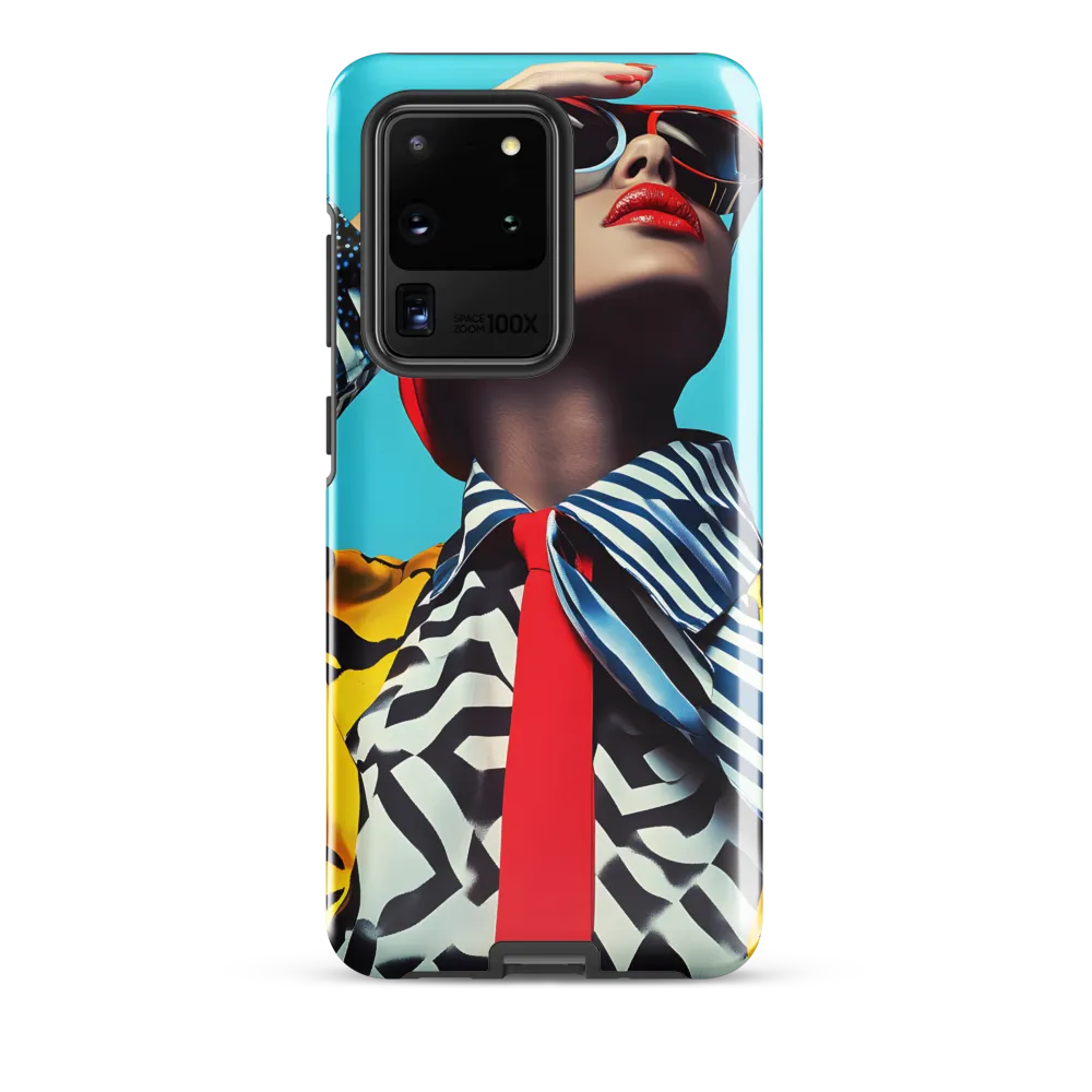 Chic Confidence in Bold Patterns