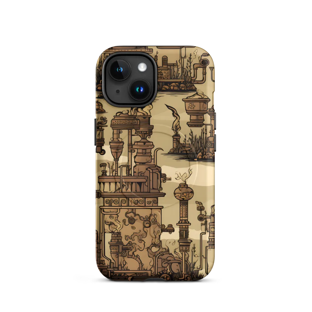 Whimsical Industrial Landscape