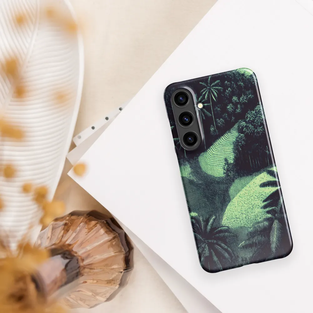 Harmony in Green: A Surreal Landscape