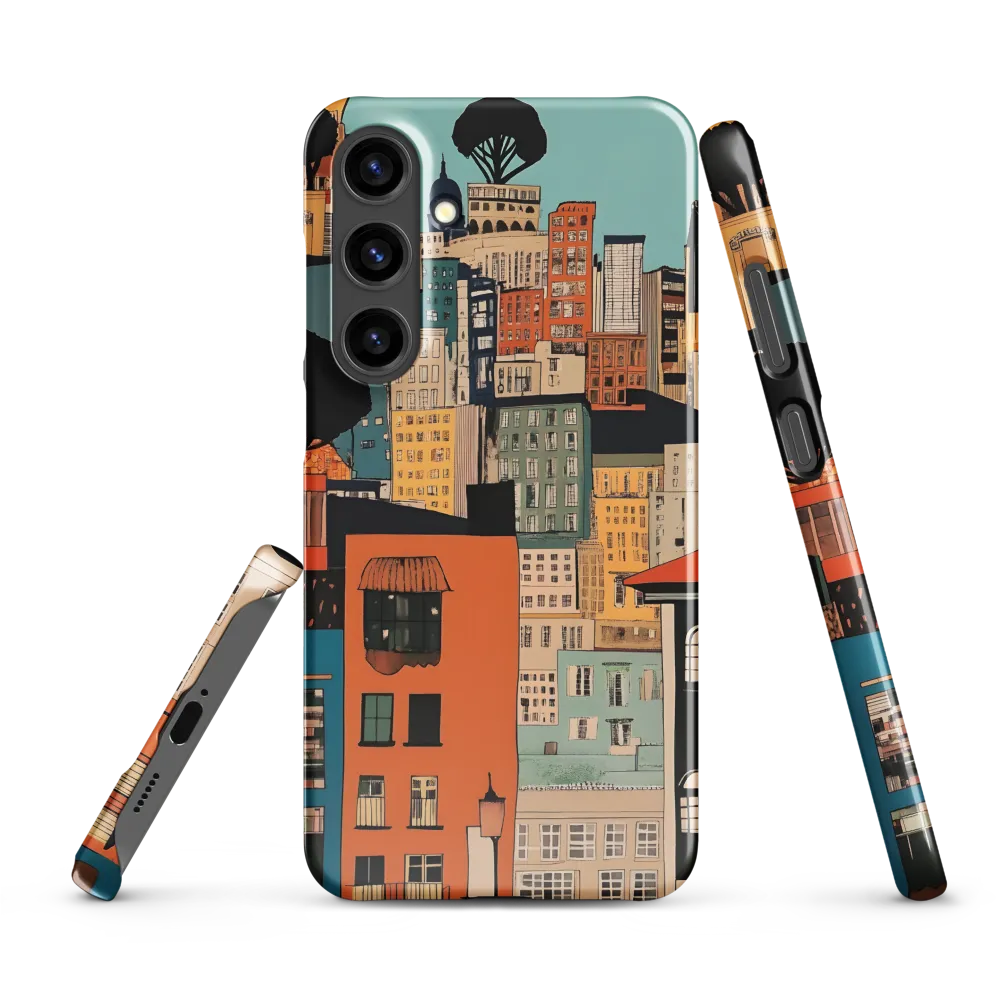 Urban Fusion: A Colorful Cityscape