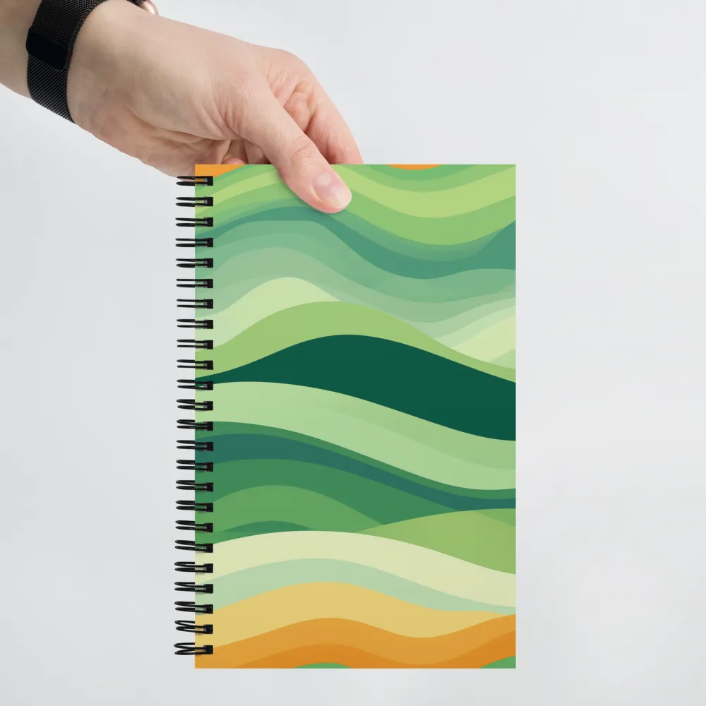 Waves of Tranquility | Spiral Notebook