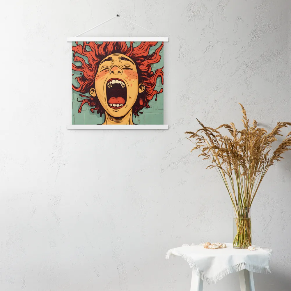 Fury Unleashed | Poster With White Wood Hanger | 18″×18″