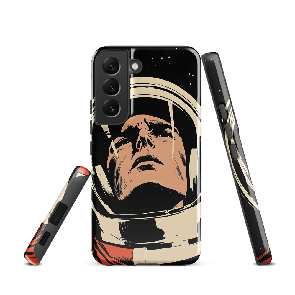 Gaze of the Astronaut | Phone Case |  S22 | Tough Case | Glossy