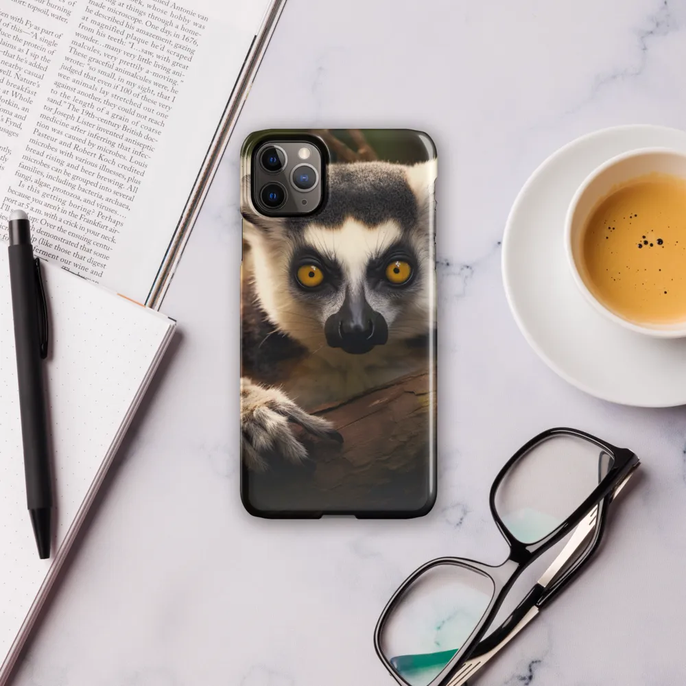 The Watchful Lemur | Phone Case |  11 Pro Max | Snap Case | Glossy