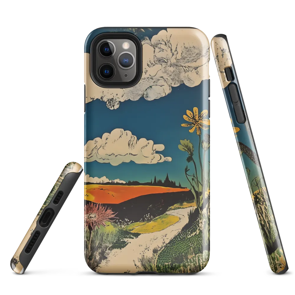 Surreal Blooming Landscape | Phone Case |  11 Pro Max | Tough Case | Glossy