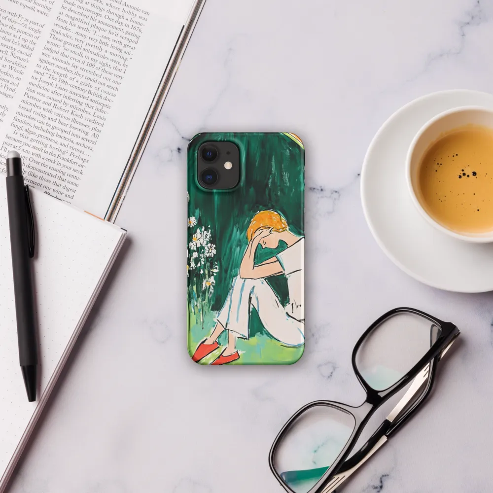 Silent Sorrow | Phone Case |  12 Mini | Snap Case | Matte