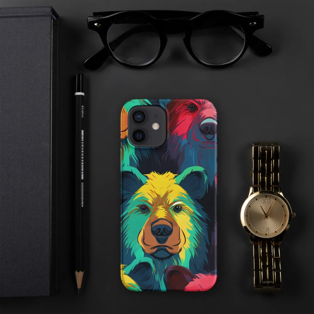 The Colorful Essence of Bears | Phone Case |  12 | Snap Case | Matte