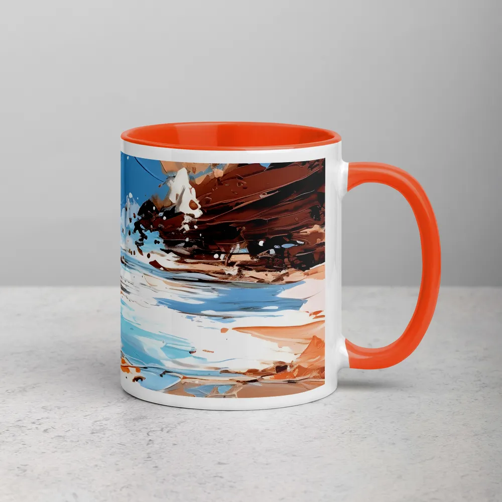 Abstract Seascape Oil Painting | Mug
