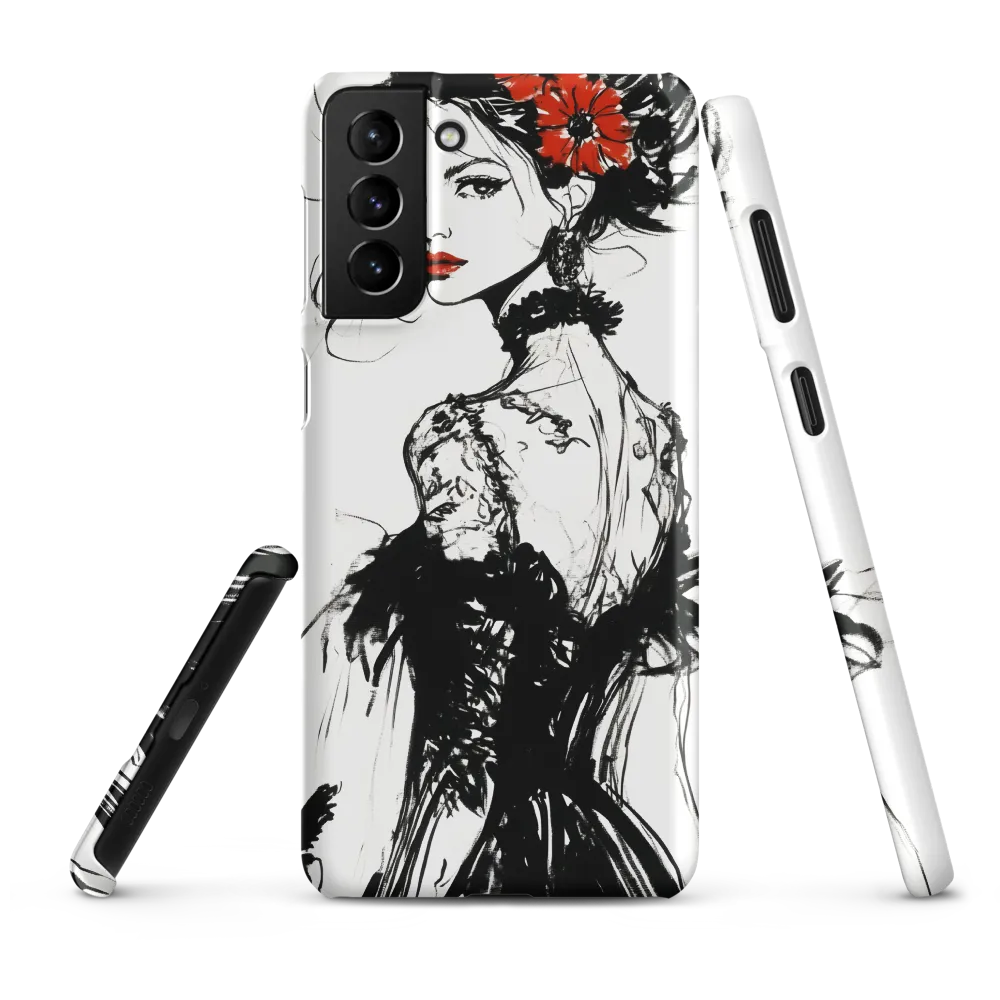 Elegance in Black and Red