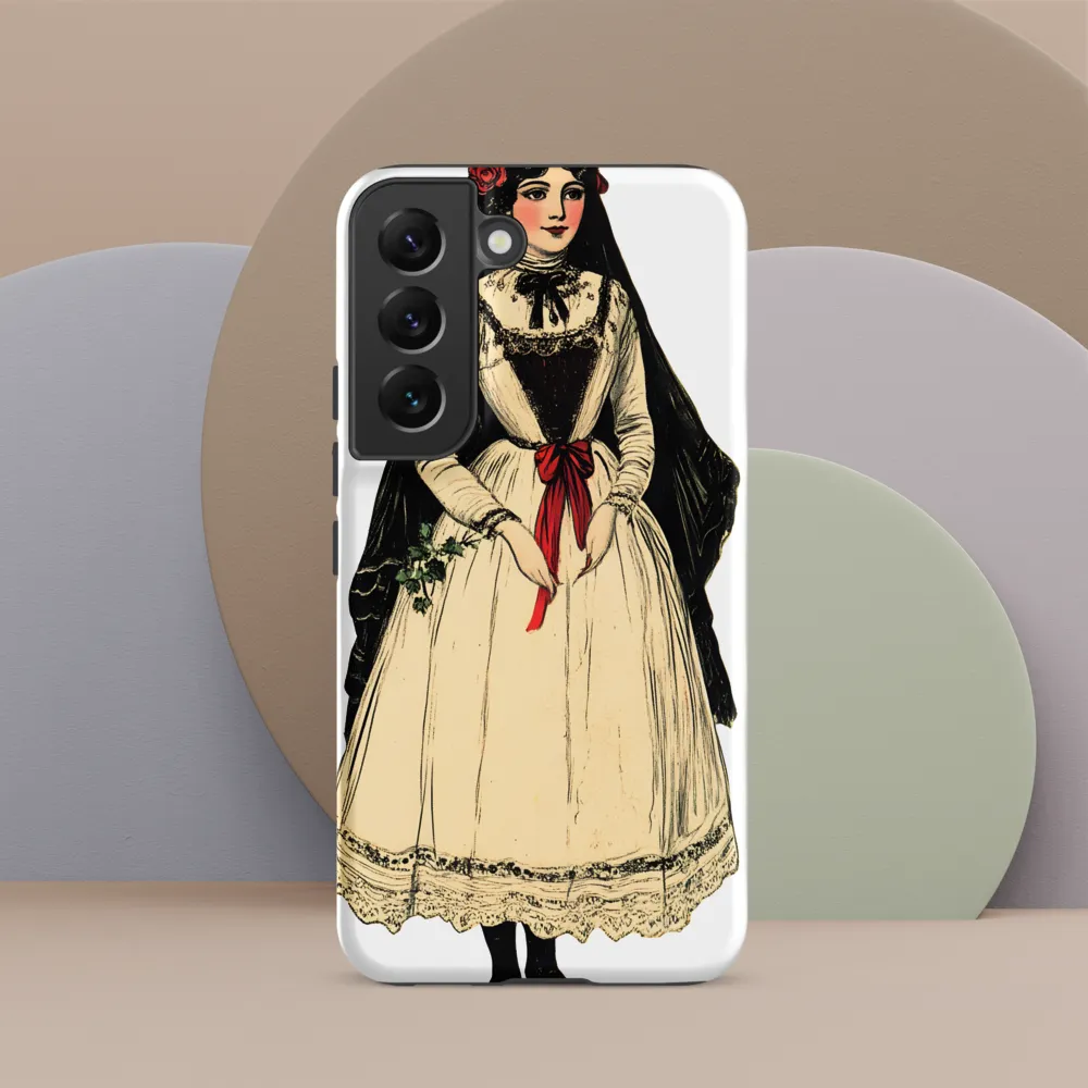 Elegance in Tradition: A Folk Portrait