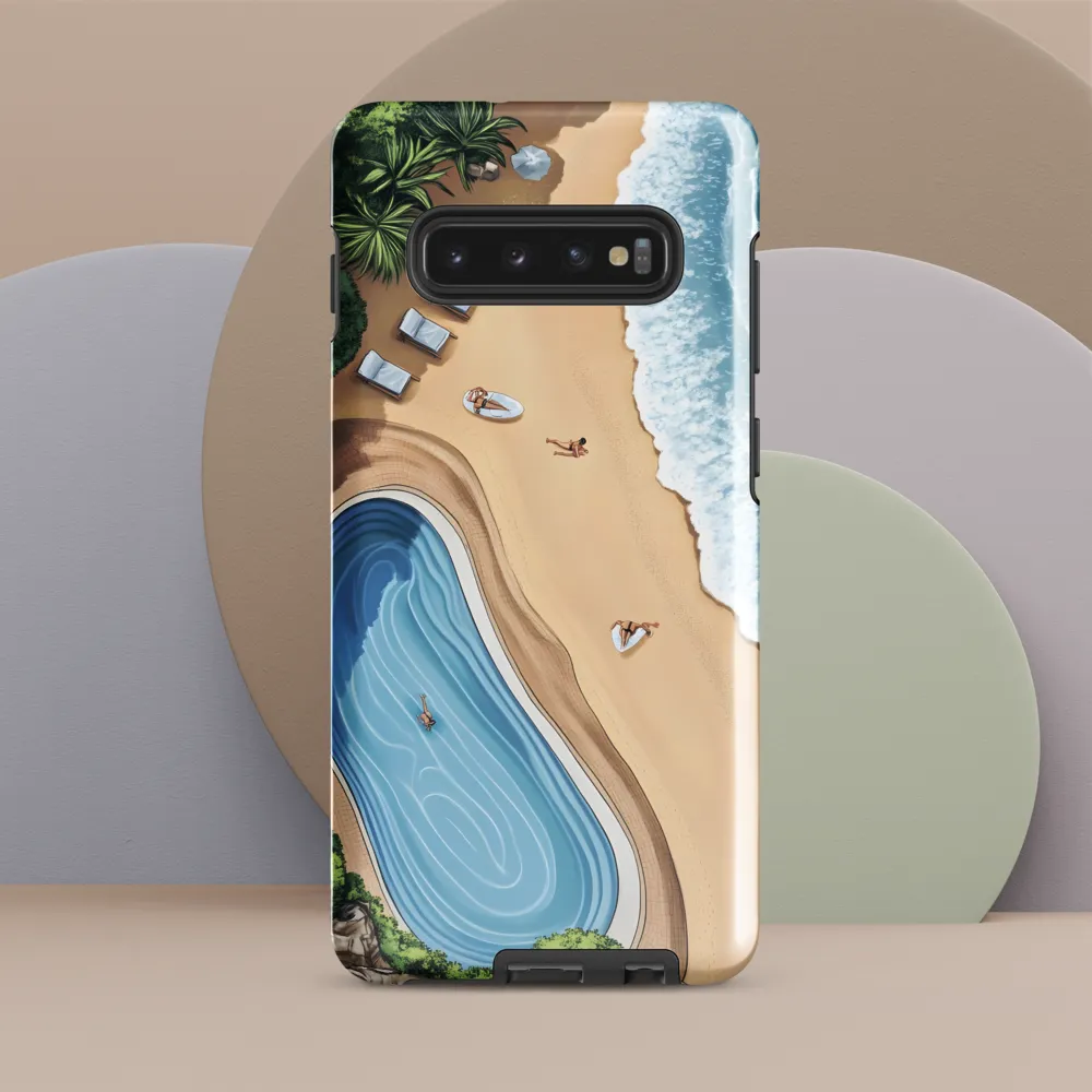 Serenity by the Shore | Phone Case |  S10 Plus | Tough Case | Glossy