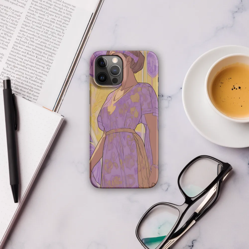 Elegance in Floral Harmony | Phone Case |  12 Pro Max | Snap Case | Matte