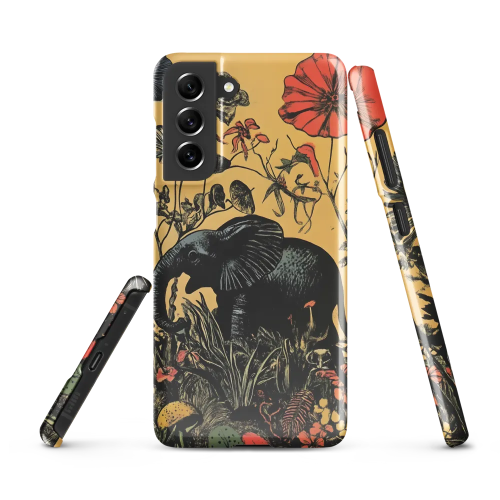 Floral Majesty: The Elephant's Sanctuary
