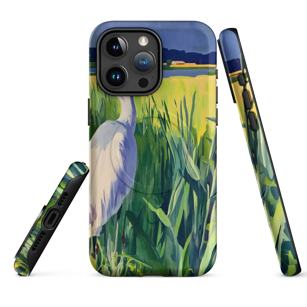 Graceful Presence: The Heron in the Meadow