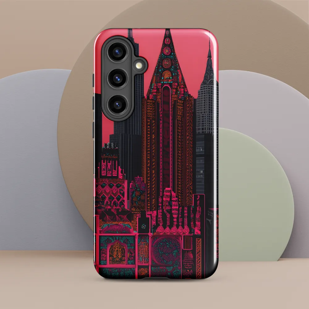 Urban Vibrance: A Digital Exploration of Skyscrapers
