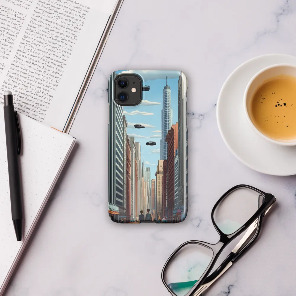 Futuristic Stroll through the Urban Skyline